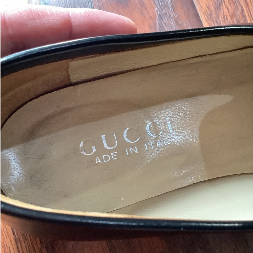 Authentic GUCCI leather loafers 🖤🤍🖤 - Picture 10 of 16